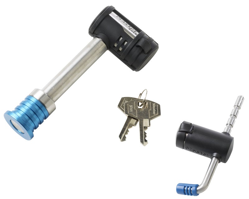 Master Lock 1481DAT Stainless Steel Barbell Receiver and Adjustable Coupler Lock Set (1481DATSC)